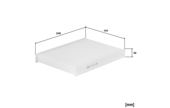 Filtro interior CU 25 038 MANN-FILTER, Imagen 2