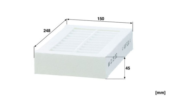 Filtro interior CU 25 053 Mann, Imagen 2