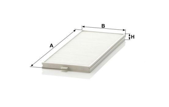 Filtro interior CU 2506-2 MANN-FILTER, Imagen 3
