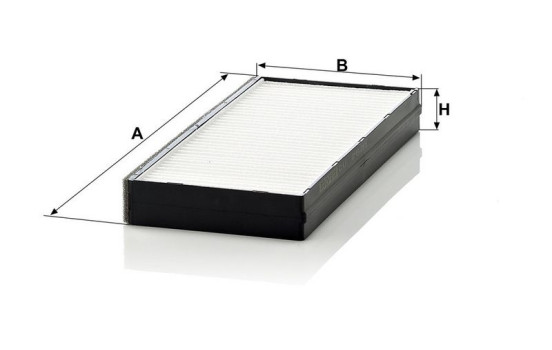 Filtro interior CU 2521-2 MANN-FILTER, Imagen 3