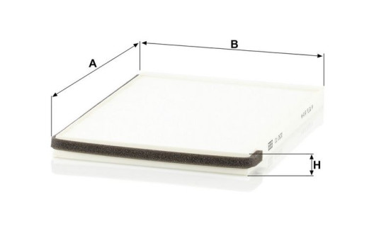 Filtro interior CU 2630 Mann, Imagen 3