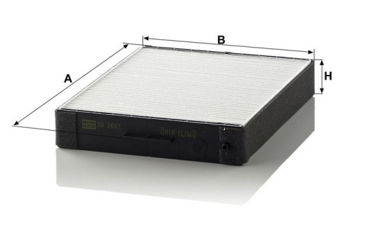 Filtro interior CU 2647 Mann, Imagen 3