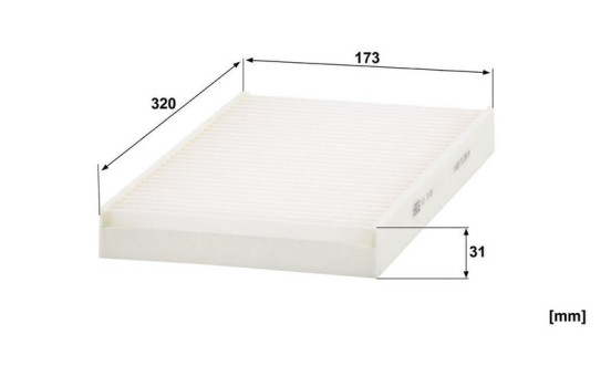 Filtro interior CU3139 Mann, Imagen 3