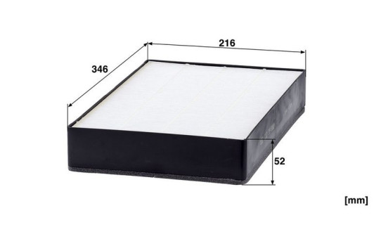 Filtro interior CUD 35 002 Mann, Imagen 2