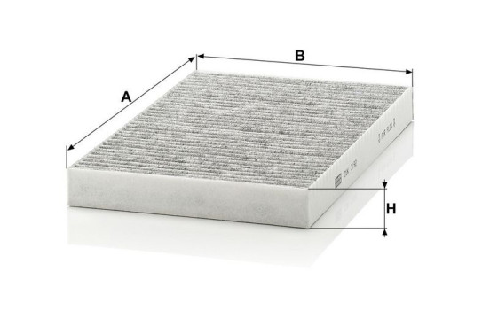 Filtro interior CUK 3192 Mann, Imagen 3
