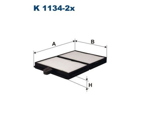 Filtro interior K 1134-2x Filtron