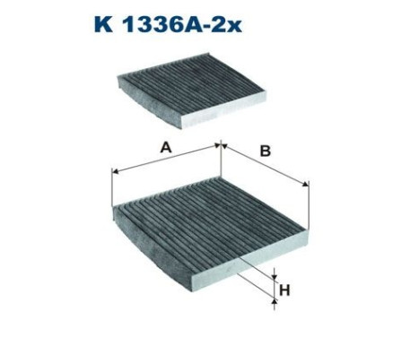 Filtro interior K 1336A-2x Filtron
