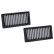 Filtro interior K&N (2 piezas) Jeep Wrangler 2.8, 3.6, 3.8 2011-2015 (VF1010) K&N, Miniatura 2