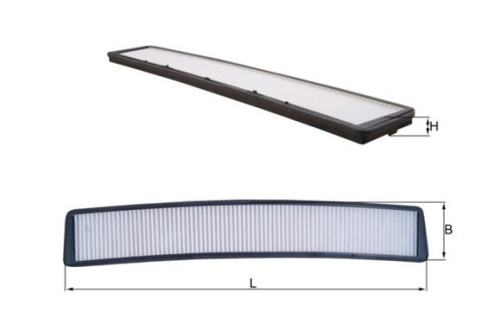 Filtro interior LA 102 Mahle, Imagen 2