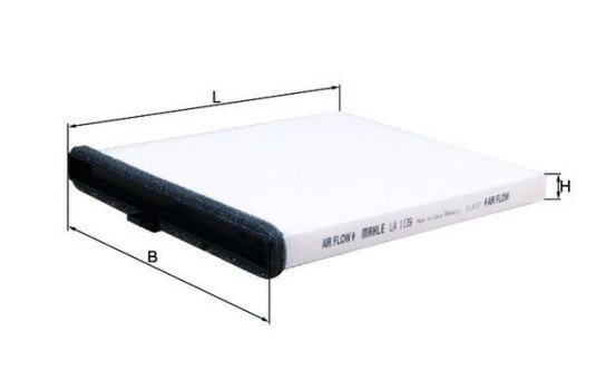 Filtro interior LA 1139 Mahle