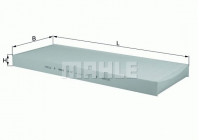 Filtro interior LA 167 Mahle