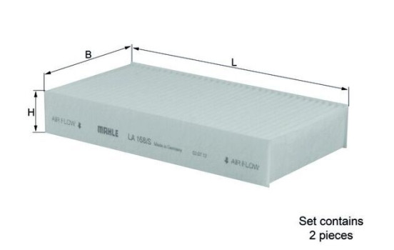 Filtro interior LA 168/S Mahle