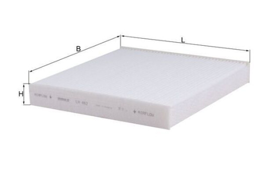 Filtro interior LA 462 Mahle, Imagen 2