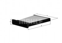 Filtro interior LA 480 Mahle
