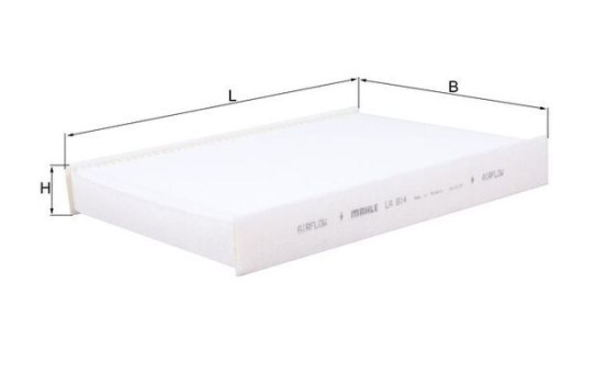 Filtro interior LA 814 Mahle