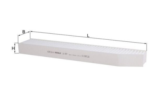Filtro interior LA 897 Mahle