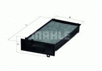 Filtro interior LAK 127 Mahle