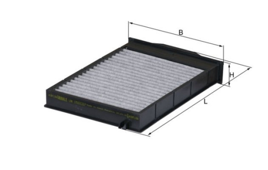 Filtro interior LAK 175 Mahle, Imagen 2