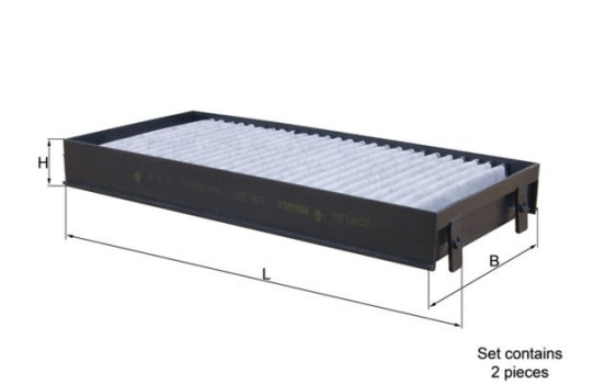 Filtro interior LAK 221/S Mahle