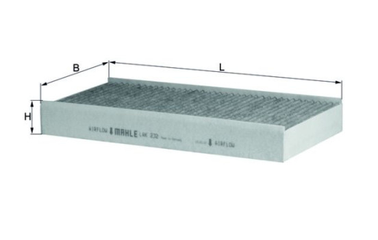 Filtro interior LAK 232 Mahle, Imagen 2