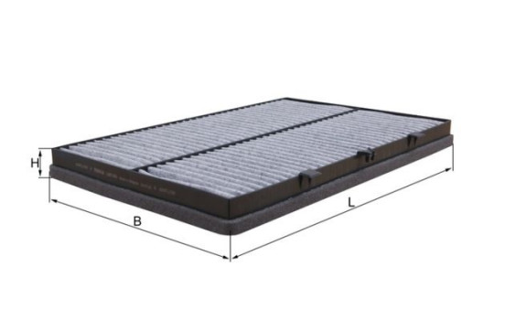 Filtro interior LAK 243 Mahle, Imagen 2
