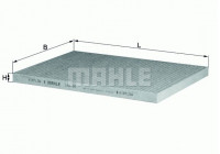 Filtro interior LAK 36 Mahle