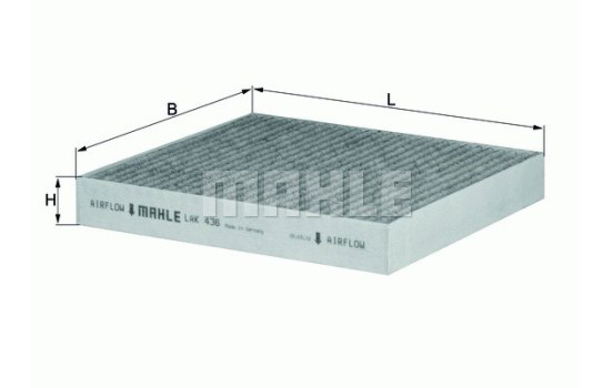Filtro interior LAK 436 Mahle