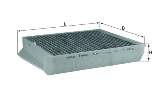 Filtro interior LAK 54/1 Mahle