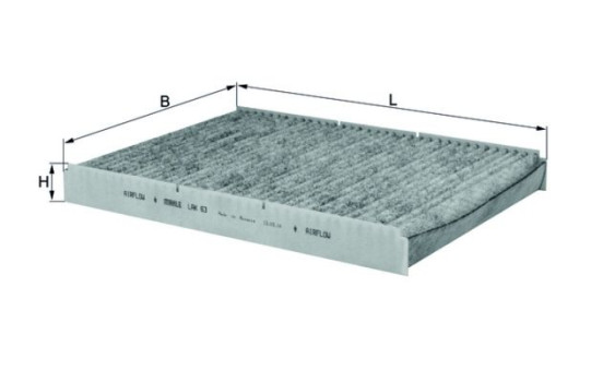 Filtro interior LAK 63 Mahle, Imagen 2