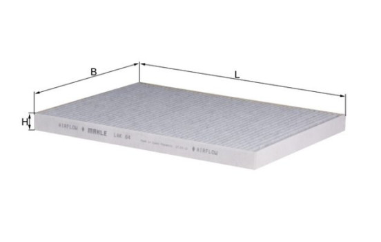 Filtro interior LAK 64 Mahle, Imagen 2