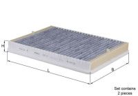 Filtro interior LAK 73/S Mahle