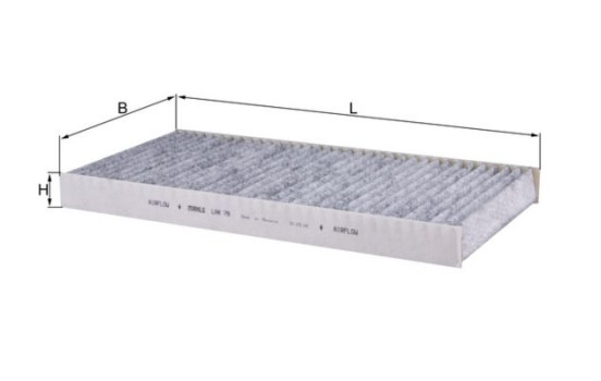 Filtro interior LAK 78 Mahle, Imagen 2