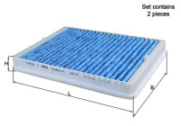 Filtro interior LAO 73/S Mahle