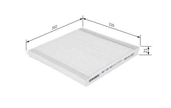 Filtro interior M2063 Bosch, Imagen 8