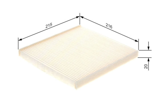 Filtro interior M2085 Bosch, Imagen 8