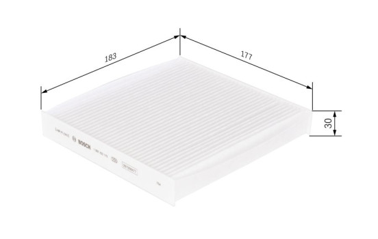 Filtro interior M2115 Bosch, Imagen 5