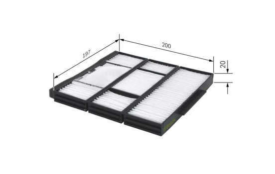 Filtro interior M2155 Bosch