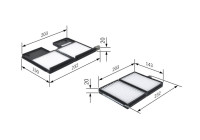 Filtro interior M2159 Bosch