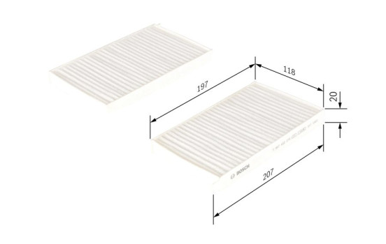 Filtro interior M2278 Bosch, Imagen 5