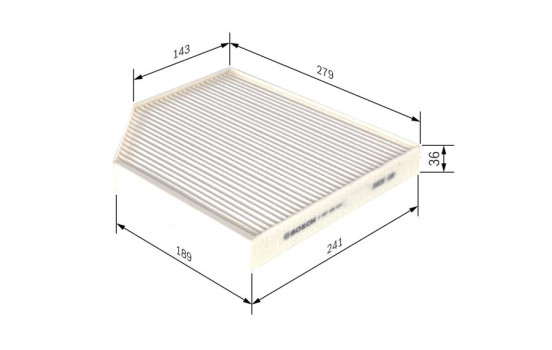 Filtro interior M5016 Bosch, Imagen 6