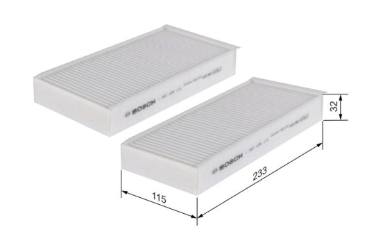 Filtro interior M5110 Bosch, Imagen 5