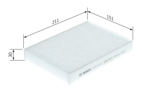 Filtro interior M5121 Bosch, Imagen 9
