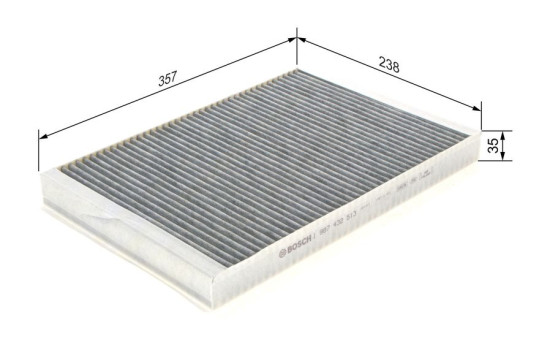Filtro interior R2513 Bosch, Imagen 9
