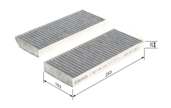 Filtro interior R5534 Bosch, Imagen 5