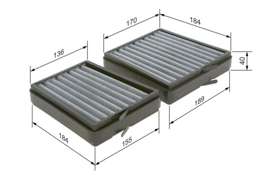 Filtro interior R5536 Bosch, Imagen 5