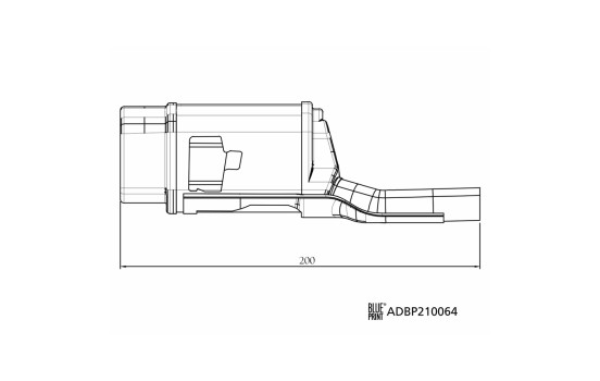 Filtro hidráulico, transmisión automática ADBP210064 Blue Print