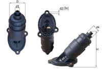 Filtro hidráulico, transmisión automática HX 155 Mahle