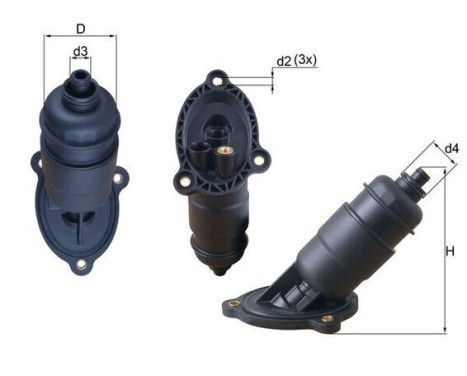 Filtro hidráulico, transmisión automática HX 155 Mahle