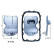 Filtro hidráulico, transmisión automática HX 160KIT Mahle