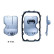 Filtro hidráulico, transmisión automática HX 160KIT Mahle, Miniatura 2